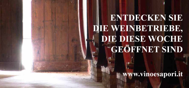 Offene Weinkeller in der Osterwoche